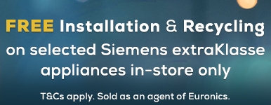 Siemens extraKlasse Free Installation & Recycling